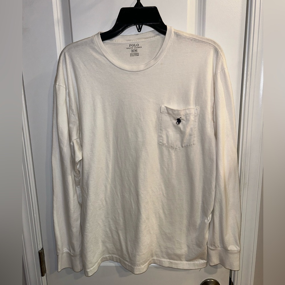 Polo Ralph Lauren Men’s Long Sleeve Shirt White Size Medium